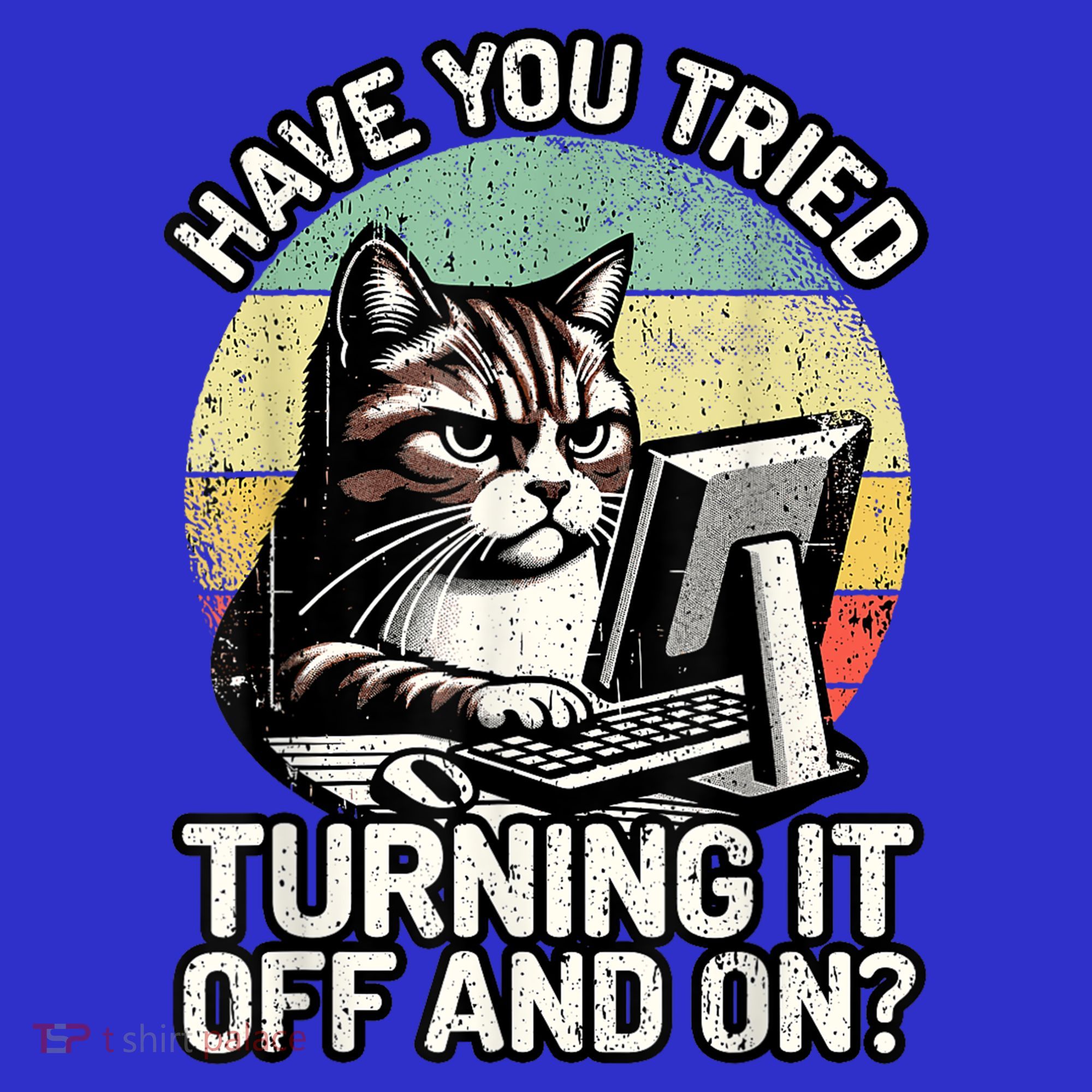 Tech Support Humor I Cat Tech Engineer I Computer It Guy Women's T-Shirt