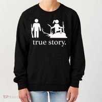 true story hunting lover Women's Sweatshirt thumb 0
