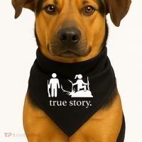 true story hunting lover USA-Made Doggie Bandana thumb 1