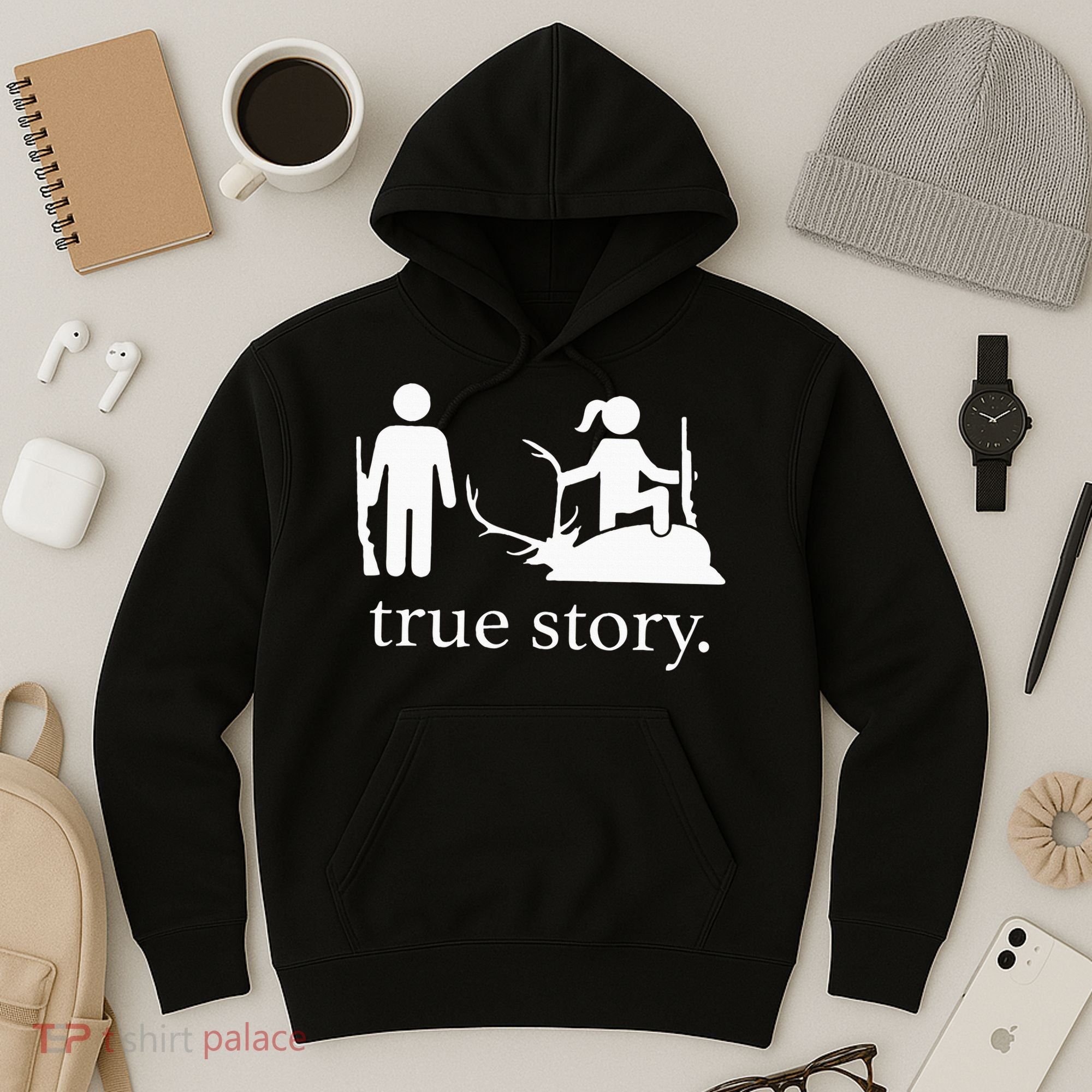 true story hunting lover Hoodie