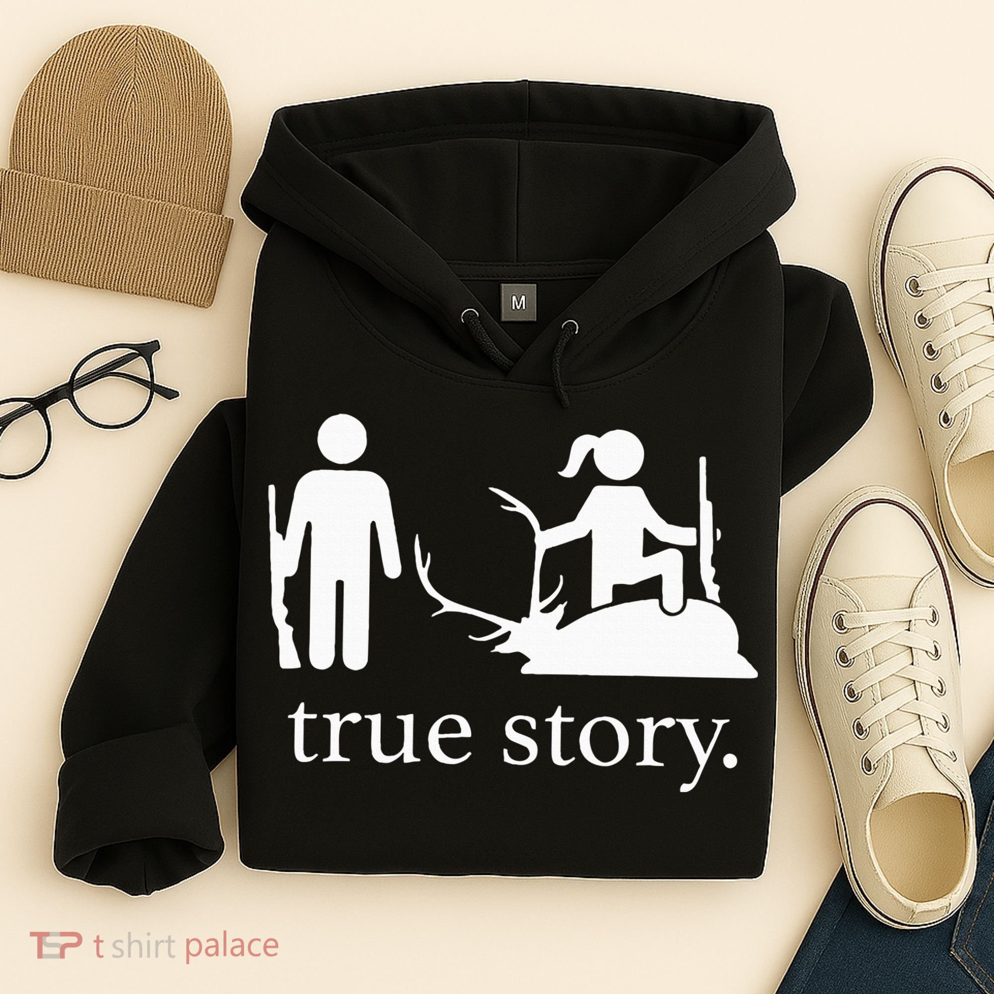 true story hunting lover Hoodie
