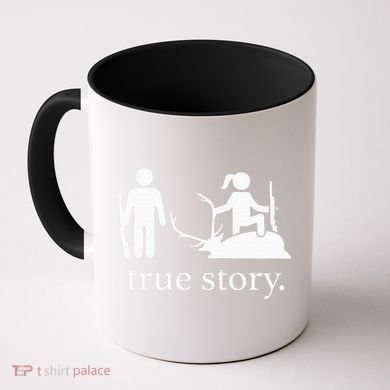 true story hunting lover Coffee Mug