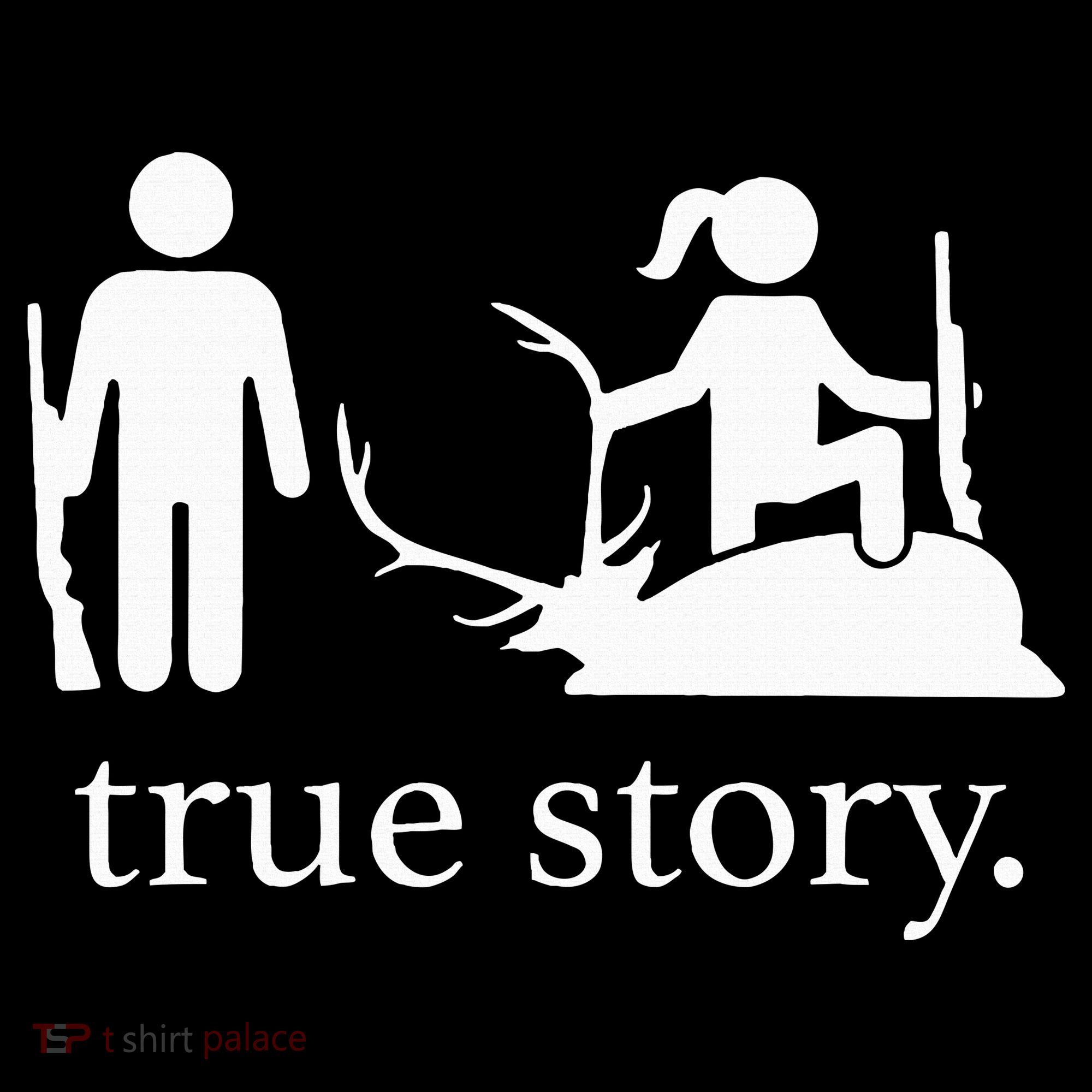 true story hunting lover Women's Hoodie
