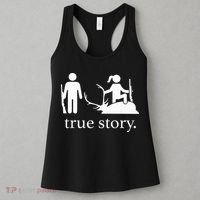 true story hunting lover Women's Tank Top thumb 3