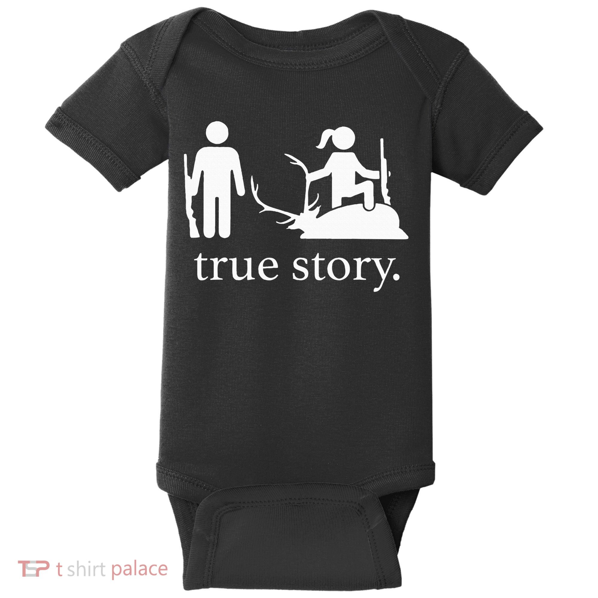 true story hunting lover Baby Bodysuit