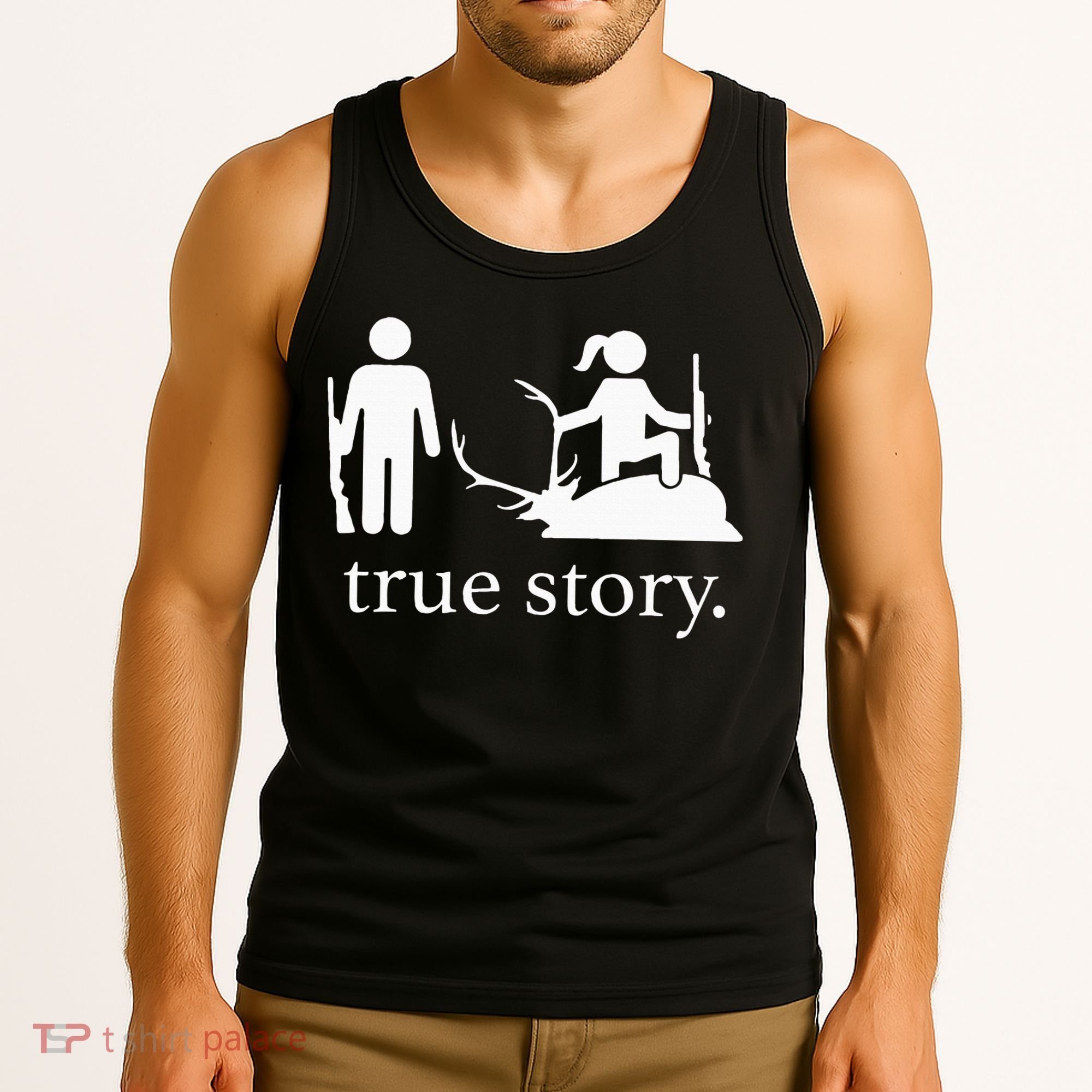 true story hunting lover Tank Top