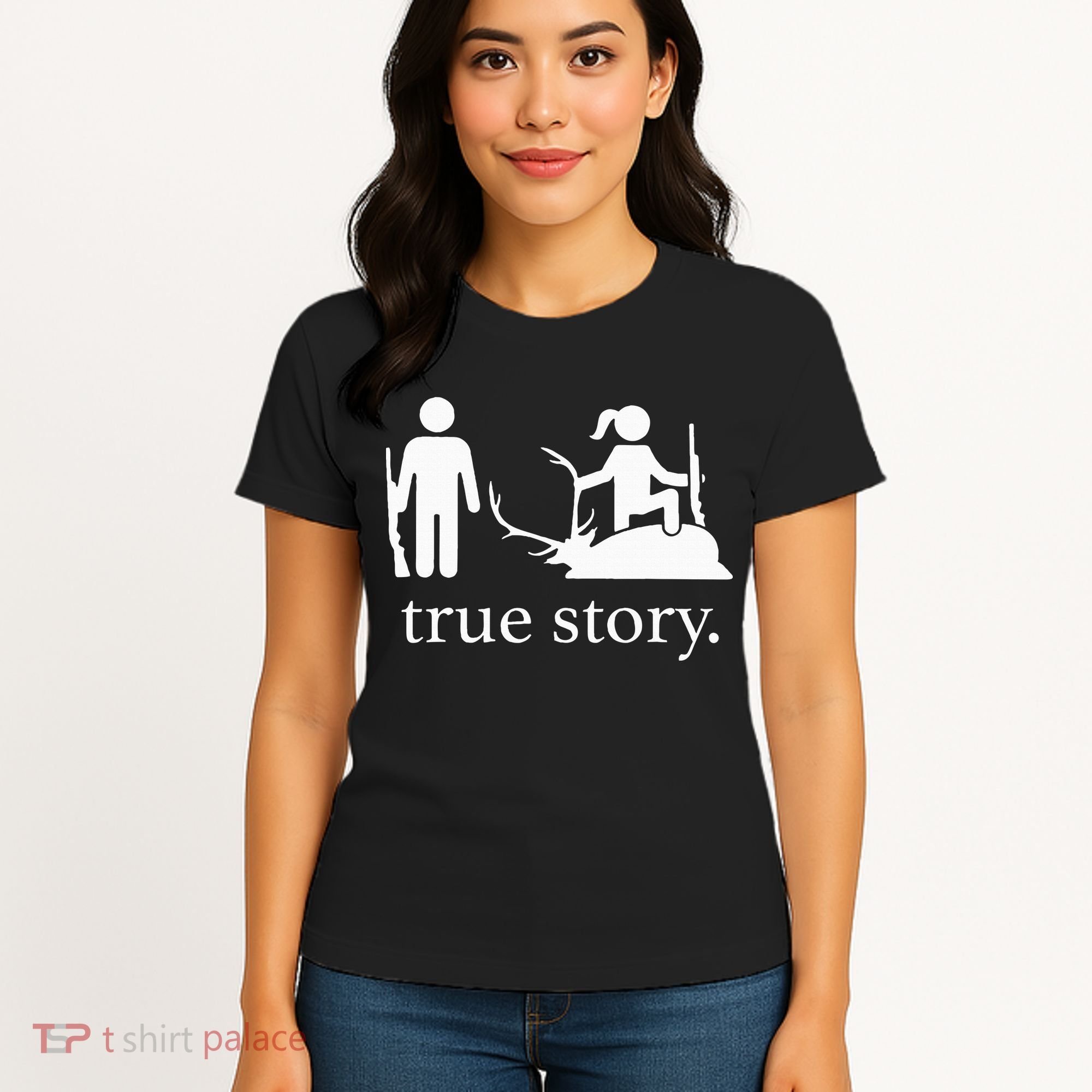 true story hunting lover Women's T-Shirt