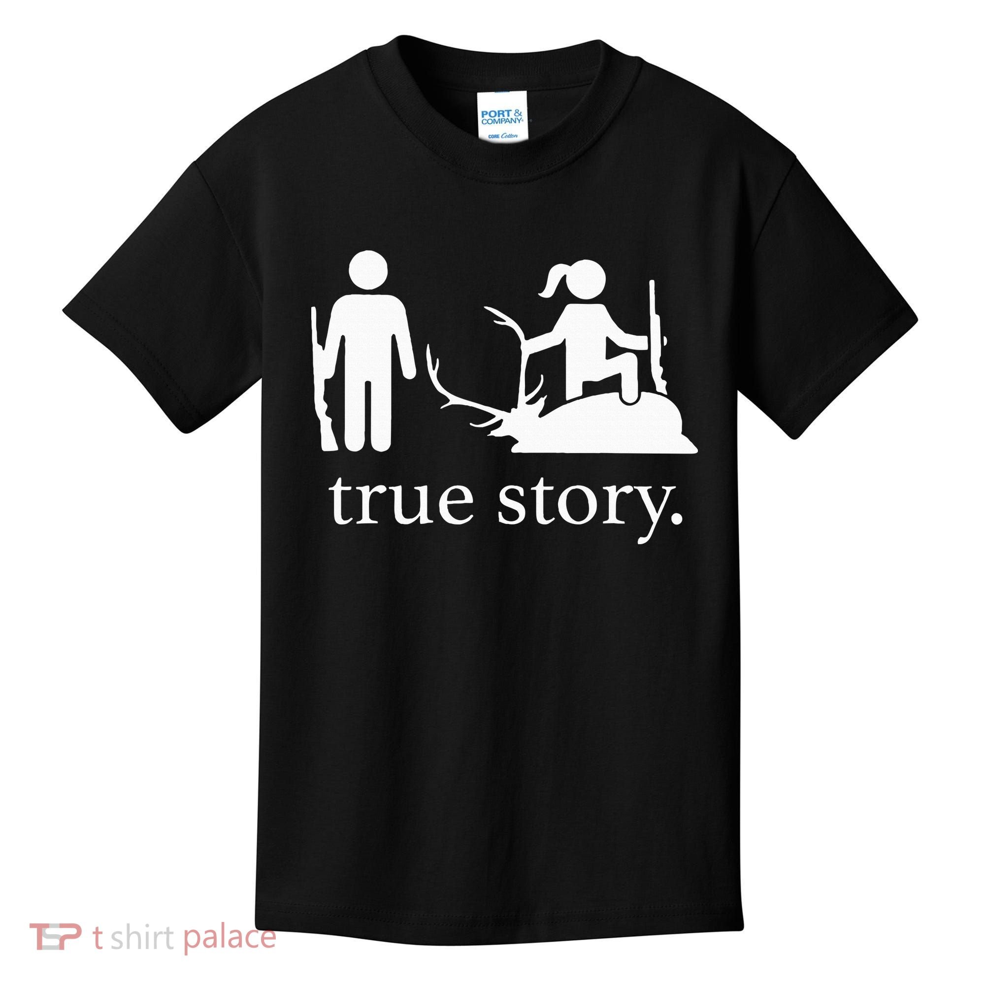 true story hunting lover Kids T-Shirt