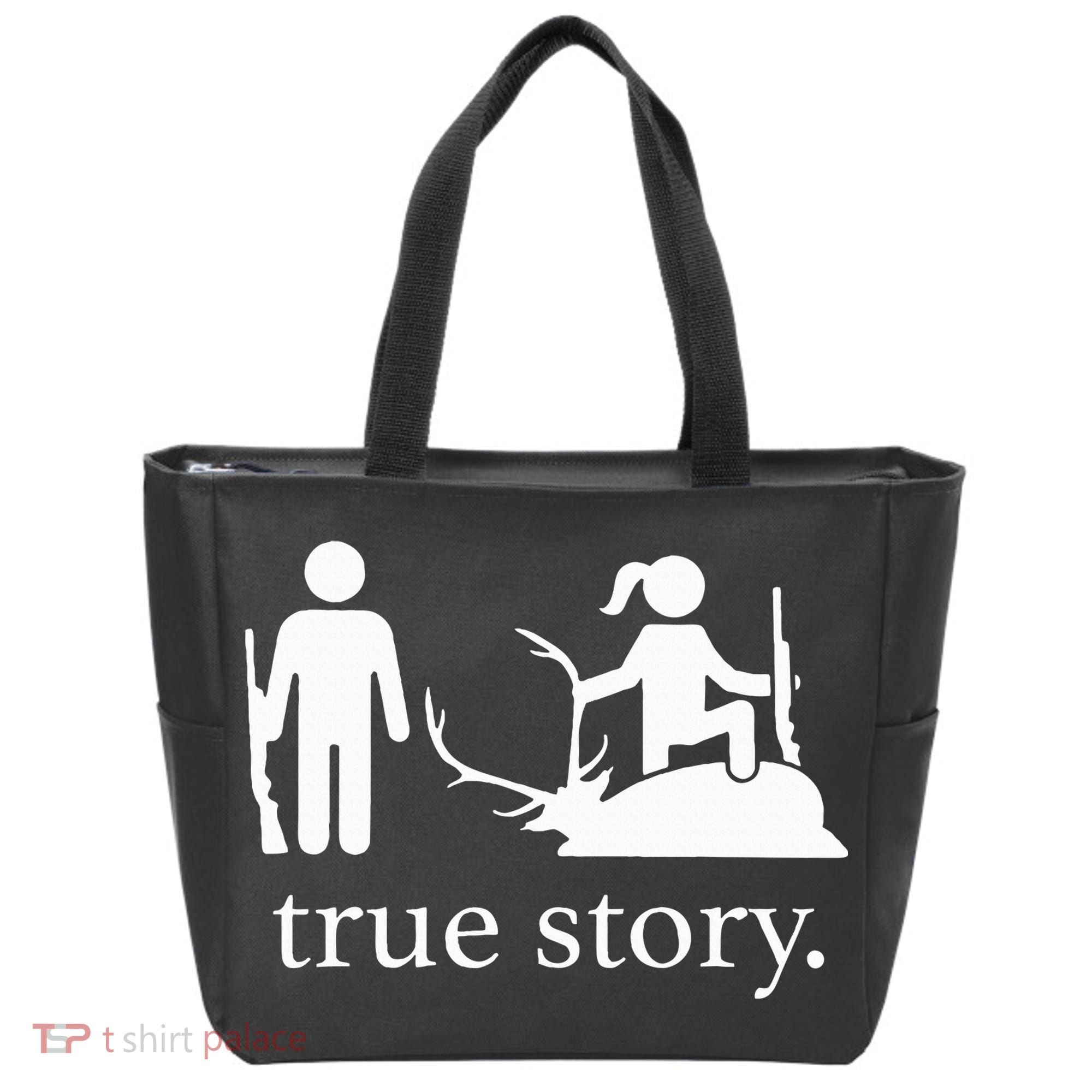 true story hunting lover Tote Bag