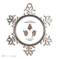 Three Sacred Hearts Of Jesus Mary Joseph Jmj Catholic Ornament thumb 0