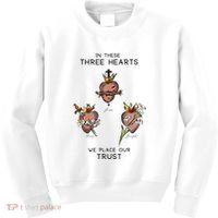 Three Sacred Hearts Of Jesus Mary Joseph Jmj Catholic Kids Sweatshirt thumb 0