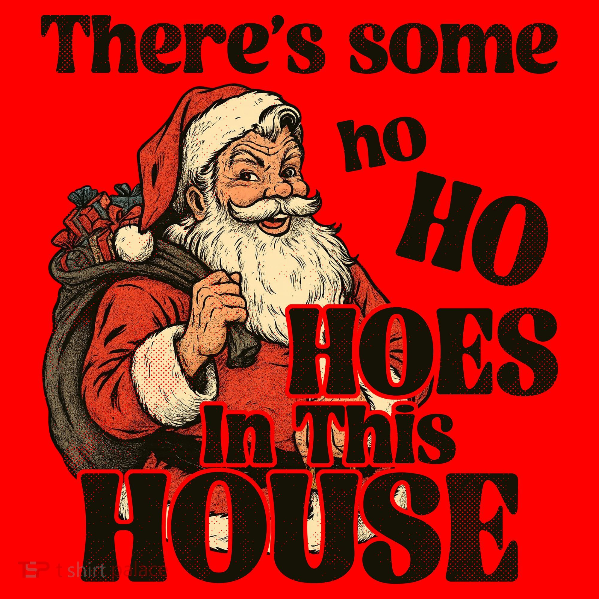 Theres Some Ho Ho Hoes In This House Santa Hat