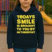Todays Smile Is Brought To You By Oktoberfest Kids Hoodie thumb 3