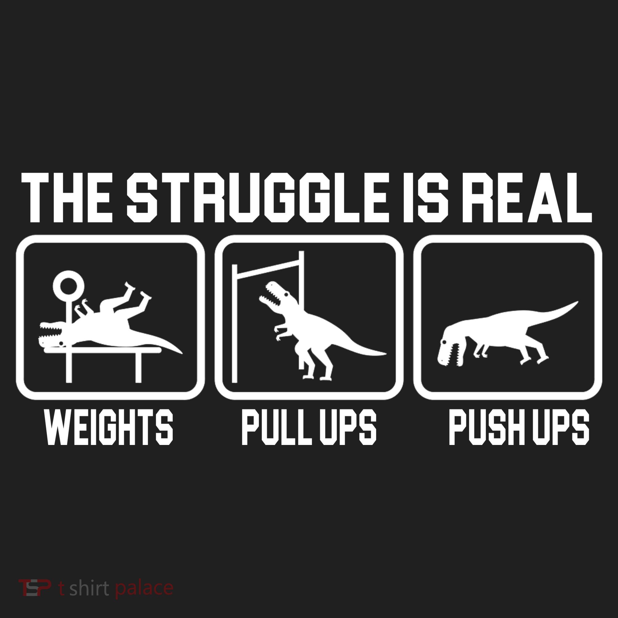 The Struggle Is Real Funny TRex Tumbler