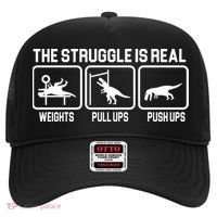 The Struggle Is Real Funny TRex Hat thumb 0