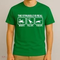 The Struggle Is Real Funny TRex T-Shirt thumb 3
