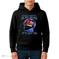 There’S Someone In My Head But It’S Not Me Kids Hoodie thumb 4