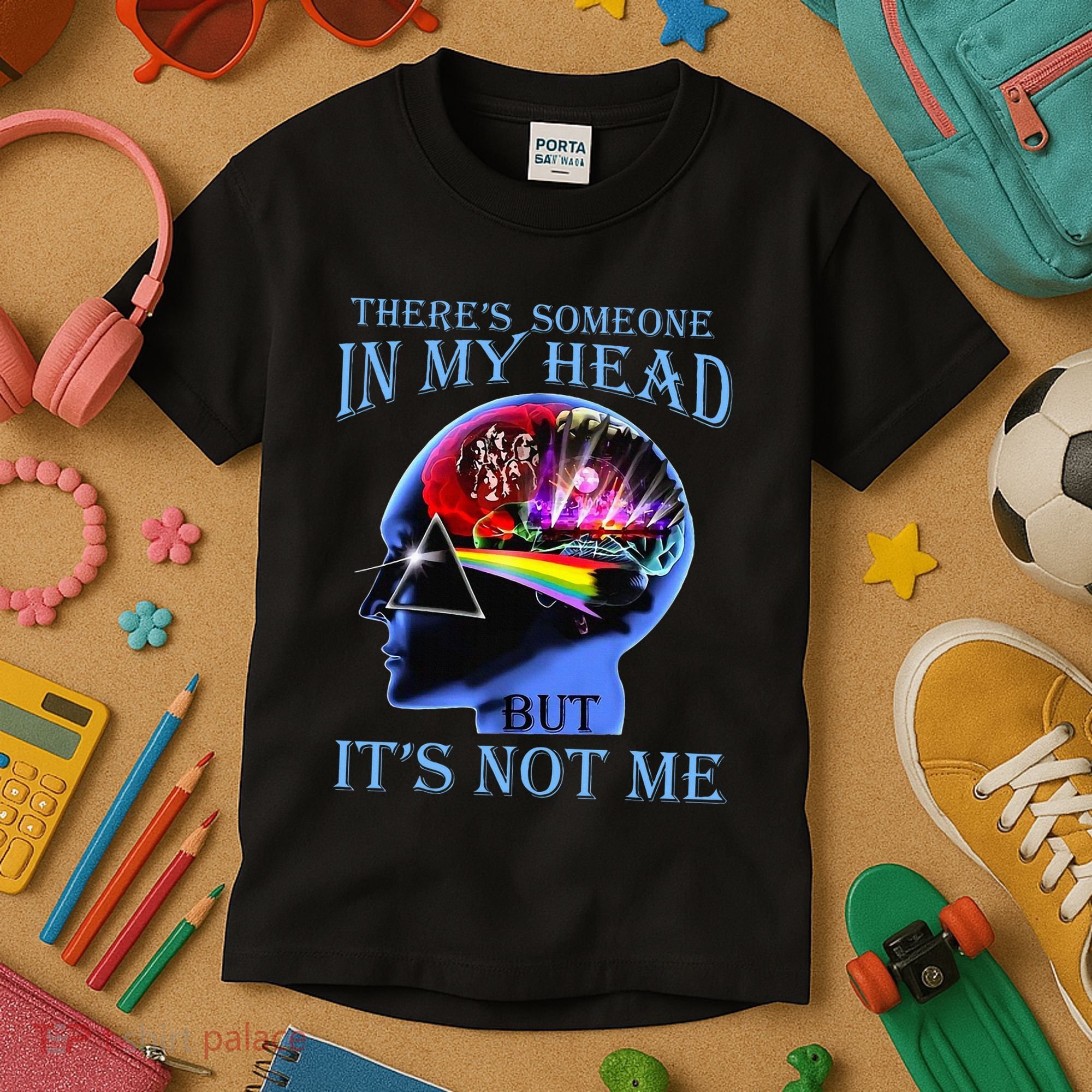 There’S Someone In My Head But It’S Not Me Kids T-Shirt
