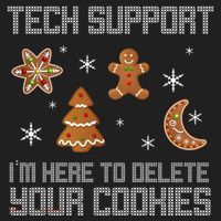 Tech Support I'm Here To Delete Your Cookies Women's Sweatshirt thumb 2
