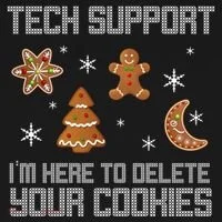 Tech Support I'm Here To Delete Your Cookies Bucket Hat thumb 4