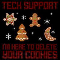 Tech Support I'm Here To Delete Your Cookies Coffee Mug thumb 5