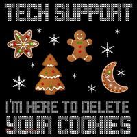 Tech Support I'm Here To Delete Your Cookies Women's Hoodie thumb 2
