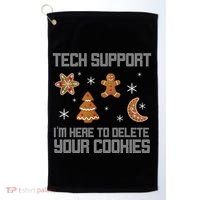 Tech Support I'm Here To Delete Your Cookies Golf Towel thumb 0