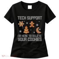 Tech Support I'm Here To Delete Your Cookies Women's T-Shirt thumb 0