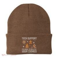 Tech Support I'm Here To Delete Your Cookies Beanie thumb 0