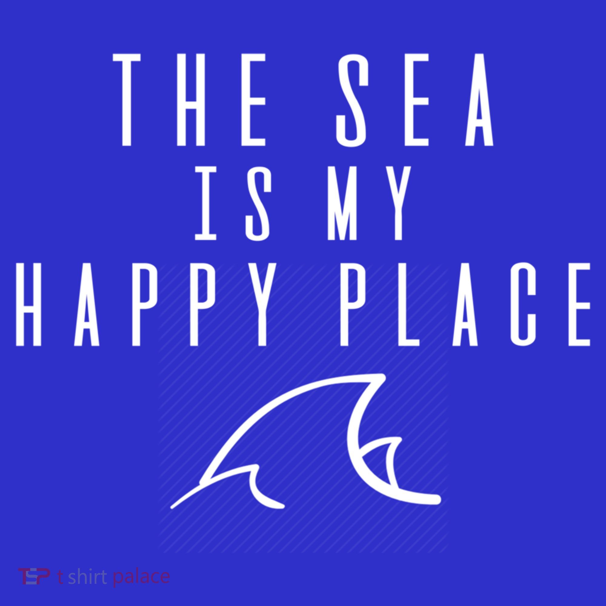 The Sea Is My Happy Place Gift Mousepad