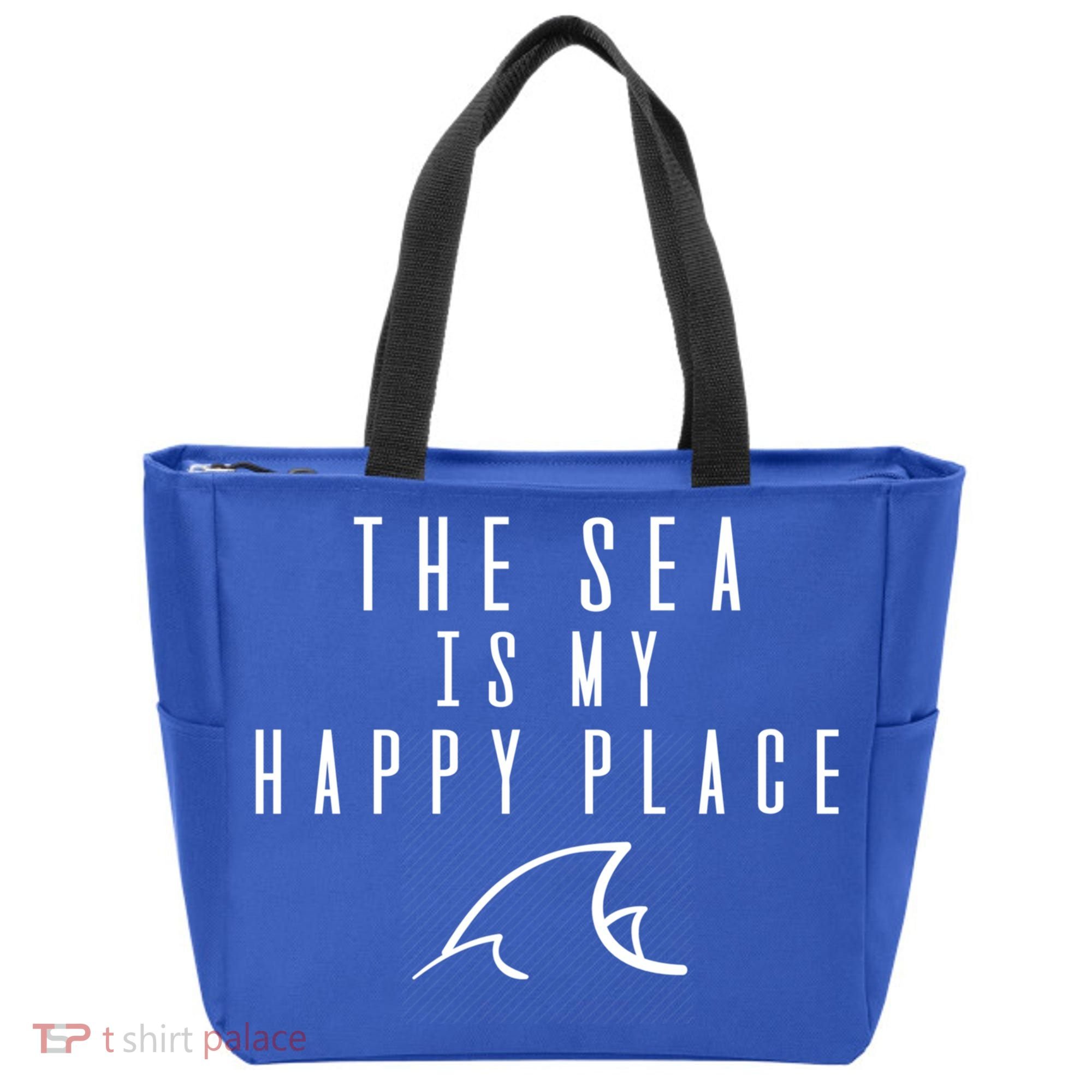 The Sea Is My Happy Place Gift Tote Bag