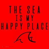 The Sea Is My Happy Place Gift Santa Hat thumb 1