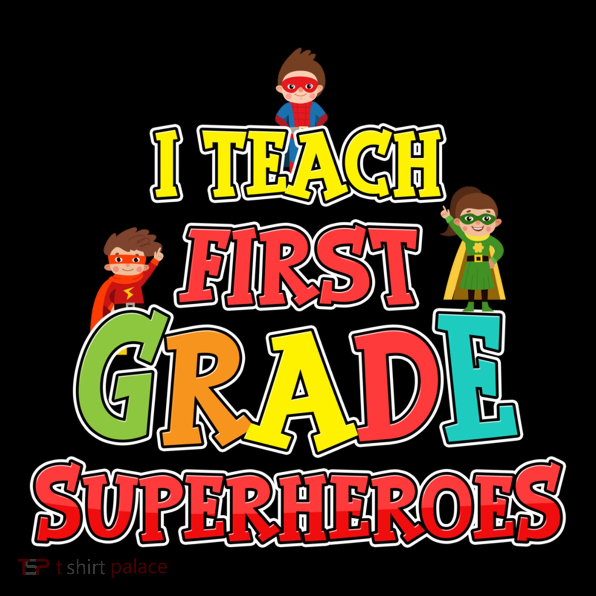 Teacher Superhero I Teach First Grade Superheroes Gift Coffee Mug