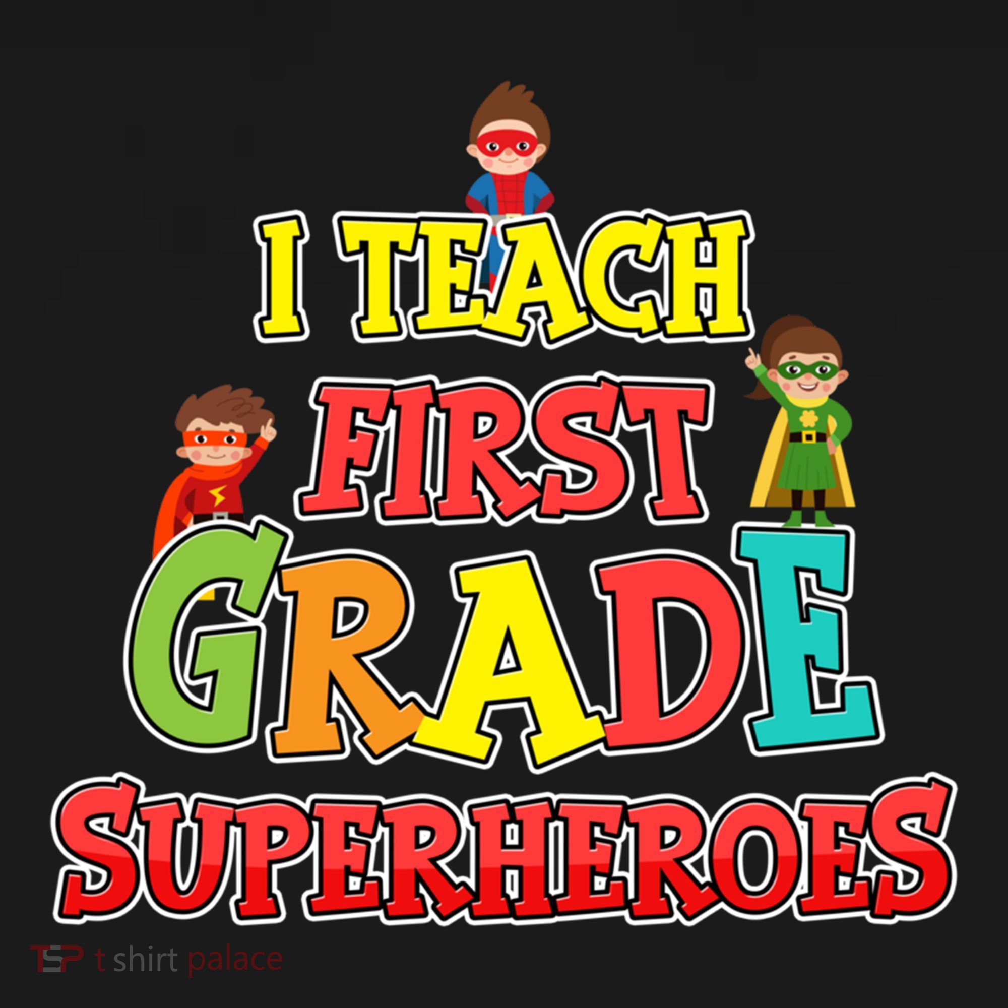 Teacher Superhero I Teach First Grade Superheroes Gift Women's Hoodie