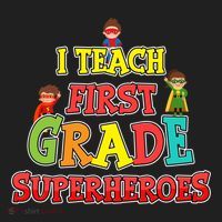 Teacher Superhero I Teach First Grade Superheroes Gift Hat thumb 2