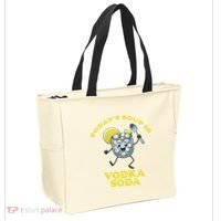 TodayS Soup Is Vodka Soda Tote Bag thumb 2