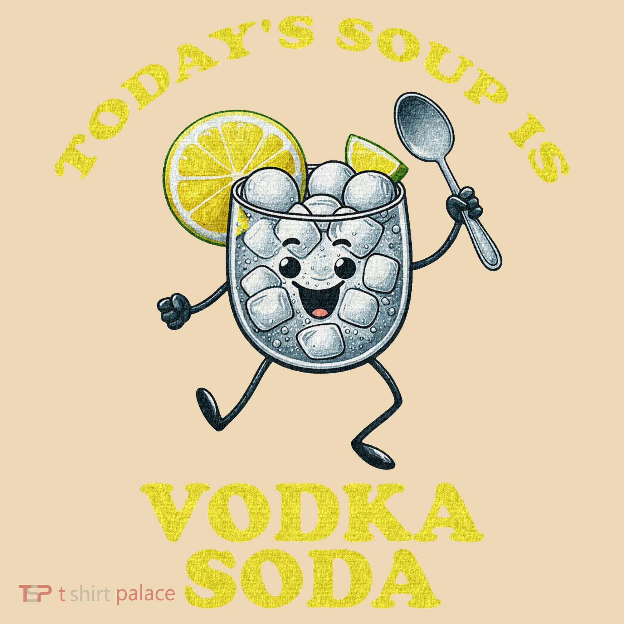 TodayS Soup Is Vodka Soda Tote Bag