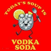 TodayS Soup Is Vodka Soda Santa Hat thumb 1