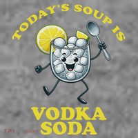 TodayS Soup Is Vodka Soda Toddler Hoodie thumb 2