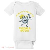 TodayS Soup Is Vodka Soda Baby Bodysuit thumb 0