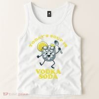 TodayS Soup Is Vodka Soda Tank Top thumb 2