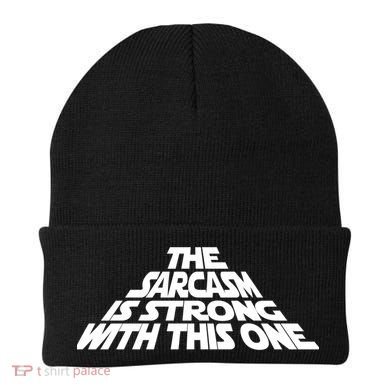 The Sarcasm Is Strong With This One Beanie