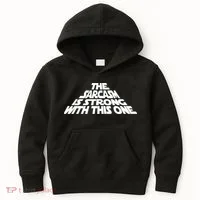 The Sarcasm Is Strong With This One Kids Hoodie thumb 0