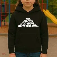 The Sarcasm Is Strong With This One Kids Hoodie thumb 3