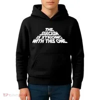 The Sarcasm Is Strong With This One Kids Hoodie thumb 4