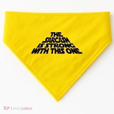 The Sarcasm Is Strong With This One USA-Made Doggie Bandana