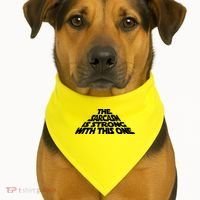 The Sarcasm Is Strong With This One USA-Made Doggie Bandana thumb 1