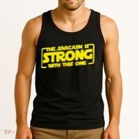 The Sarcasm Is Strong With This One Funny Sarcastic  Tank Top thumb 3