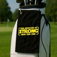 The Sarcasm Is Strong With This One Funny Sarcastic  Golf Towel thumb 2
