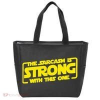The Sarcasm Is Strong With This One Funny Sarcastic  Tote Bag thumb 0